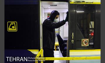 عملیات ضد عفونی کردن مترو تهران 23