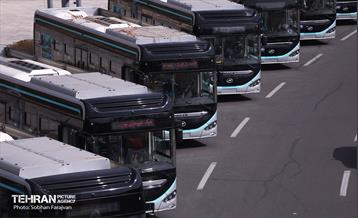 آیین رونمایی و ورود ناوگان حمل‌ونقل برقی شهر تهران 24