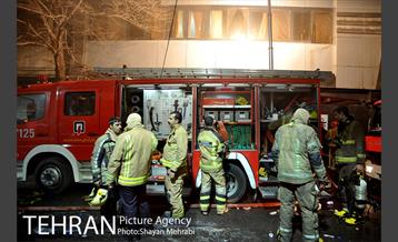 آتش سوزی در ساختمان برق حرارتی 24