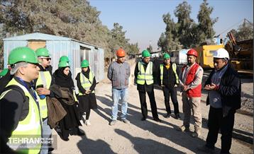 بازدید دانشجویان از پروژه ایستگاه مترو تختی 36