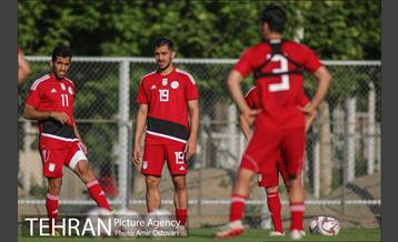 تمرین تیم ملی فوتبال زیر نظر ویلموتس با حضور پرسپولیسی‌ها 19