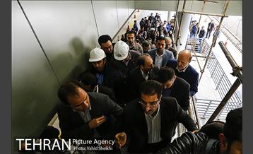بازدید شهردار تهران از خطوط 6 و 7 مترو و ایستگاه دولت آباد 6