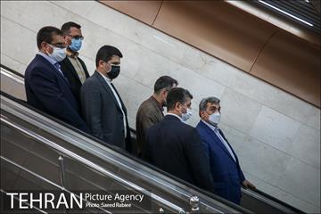 مراسم بهره برداری از ایستگاه های مترو اقدسیه و مرزداران 1