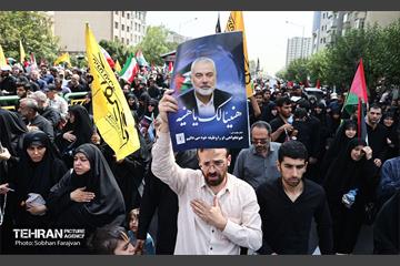 تشییع پیکر شهید اسماعیل هنیه 15