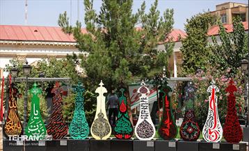 آماده سازی ۴۰۰ تیغه علامت منقش به القاب اباعبدالله الحسین(ع) 49