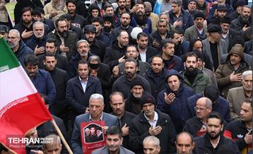 مراسم تشییع پیکر شهید مدافع حرم «حسین محمدی» 1