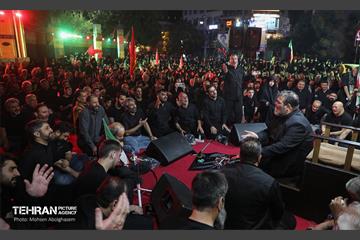 عزاداری شب هشتم ماه محرم در میدان نبوت 26