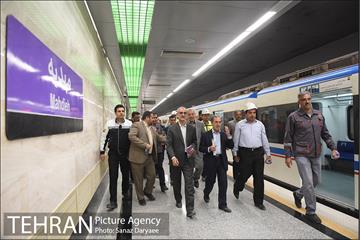 بازدید معاونت حمل و نقل و ترافیک شهرداری تهران و اعضای شورای شهر تهران از عملیات تکمیلی خط ۷ 18