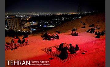 عزاداری شب عاشورای حسینی در کهف الشهدا  14