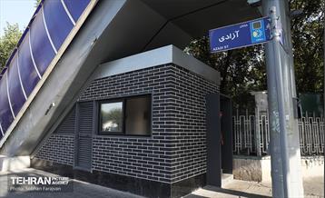 بازدید مدیرکل حوزه شهردار تهران از پروژه پل‌های مکانیزه عابرپیاده 5