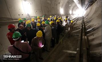 بازدید اعضای شوراهای شهر مراکز استان‌ها از کارگاه خط ۱۰ مترو تهران 11
