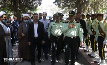 آیین نام گذاری پل بهاران به نام شهید امنیت محمدعلی بایرامی