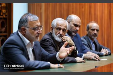 پرویز سروری نایب رئیس شورای شهر تهران در دیدار با عمار موسی شهردار بغداد
