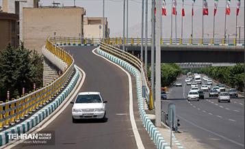 بهره‌برداری از تقاطع غیرهمسطح بزرگراه همت و اشرفی اصفهانی 38