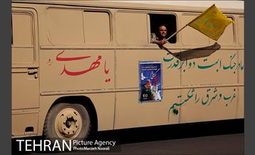 رژه نمادین اتوبوس های شرکت واحد به مناسبت آغاز هفته دفاع مقدس 17