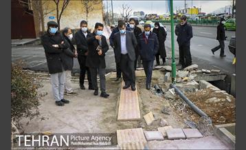 بازدید صبحگاهی سرپرست منطقه ۸، از پروژه‌های عمرانی منطقه 9