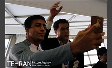 بازدید تیم ملی کشتی فرنگی از برج میلاد تهران