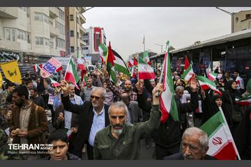راهپیمایی مردم تهران در محکومیت جنایات رژیم صهیونیستی 15