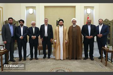 دیدار علیرضا زاکانی با سید عمار حکیم