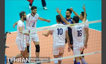 دیدار تیم های ملی والیبال ایران و چین تایپه 6