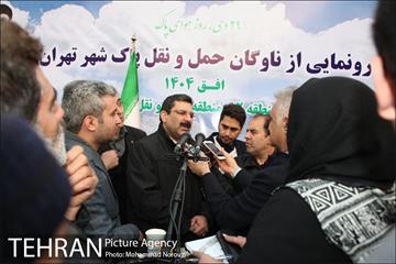 آیین رونمایی و بهره برداری از ناوگان حمل و نقل پاک با حضور دکتر قالیباف 43