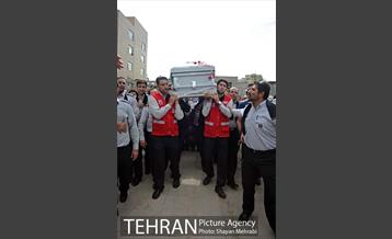 مراسم تشییع پیکر شهید آتش نشان علی قانع 24