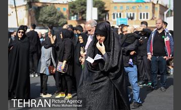 راهپیمایی جاماندگان اربعین حسینی از کربلا در تهران 5