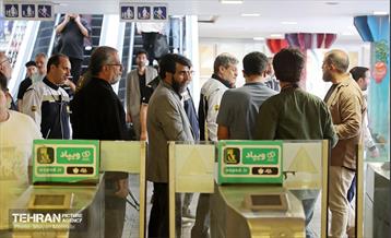 بازدید سخنگوی شهرداری تهران از مترو تهران 6