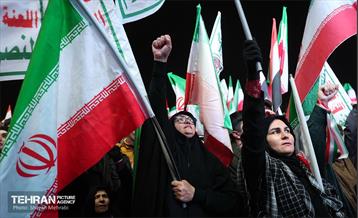 اجتماع مردم غیور تهران در قدردانی از همراهی جبهه مقاومت یمن 5