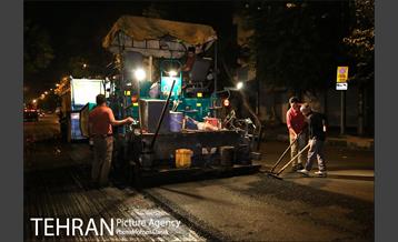 توزیع 5 هزار تن آسفالت در معابر منطقه دوازده 4