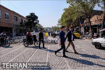 پروژه سنگ فرش میدان بهارستان  24