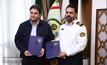 انعقاد تفاهم‌نامه همکاری میان معاونت حمل و نقل و ترافیک با پلیس راهور تهران بزرگ 1