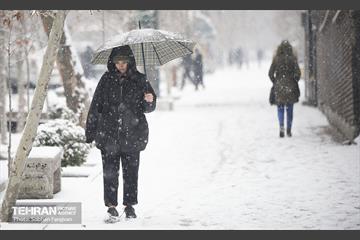 روز برفی تهران 13