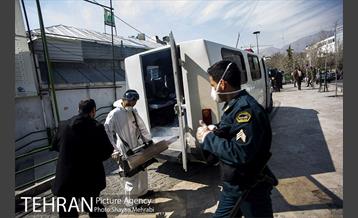 ضدعفونی و پاکسازی بازار تجریش 42