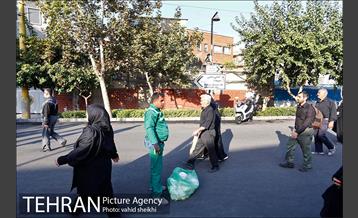 خدمات شهرداری تهران در مراسم پیاده روی جاماندگان حسینی (ع) 25