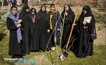 آیین درختکاری در منطقه‌5 5