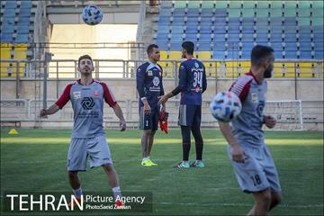 تمرین تیم فوتبال پرسپولیس تهران 1