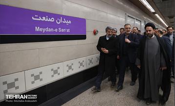 بازدید از تست گرم خط ۷ مترو 24