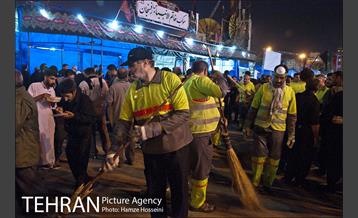 ارائه خدمات نیرو های خادم الحسین (ع) در کربلا 20