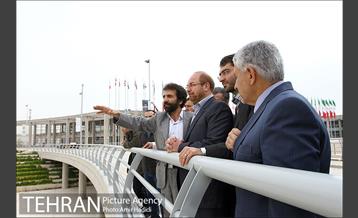 بازدید شهردار تهران از پروژه در حال ساخت شهر آفتاب 9