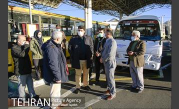 افتتاح خط مینی بوس پایانه مترو صادقیه و باغ فیض 4