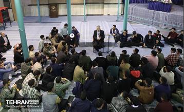 نشست صمیمانه شهردار تهران با دانش آموزان بسیجی سراسر کشور 18