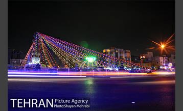 آذین بندی خیابان های تهران به مناسب ولادت حضرت محمد(ص) 21