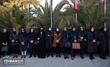 تشییع پیکر شهید آتش‌نشان «قریب رضا دارابی» -1 30