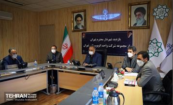 بازدید شهردار تهران از شرکت واحد اتوبوسرانی تهران 9