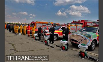 رزمایش ضدعفونی معابر سازمان بسیج شهرداری تهران 15