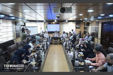 نشست خبری مدیرعامل سازمان آتش‌نشانی 19
