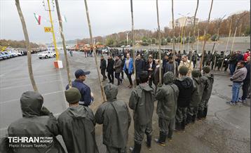 مانور برف روبی شهرداری منطقه 5