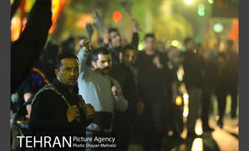 مراسم عزاداری حسینی در خیابان رودکی 25