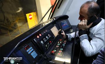 تست گرم بخش شمالی خط ۶ مترو تهران 39